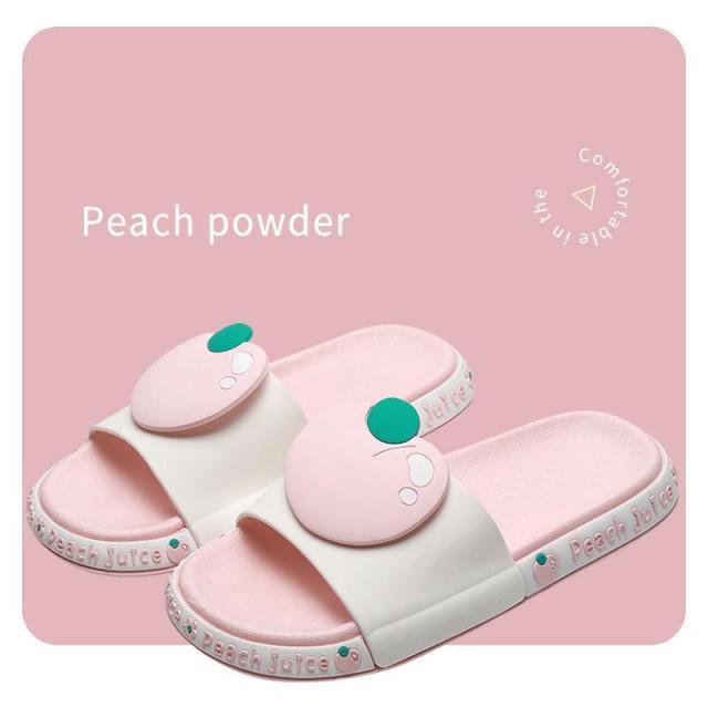 Cute Fruit Print Beach Slides Lightweight Non-Slip Pool Sandals