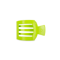 Neon Green Small Flat Square Hair Clip in a vibrant finish for secure, comfortable hold
