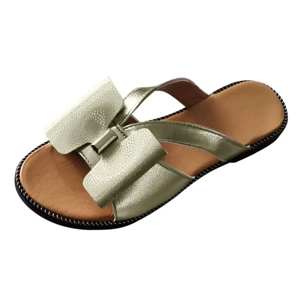Butterfly Flat Sandals for Women - Casual Comfort Luxury Slippers