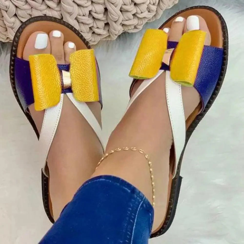Butterfly Flat Sandals for Women - Casual Comfort Luxury Slippers