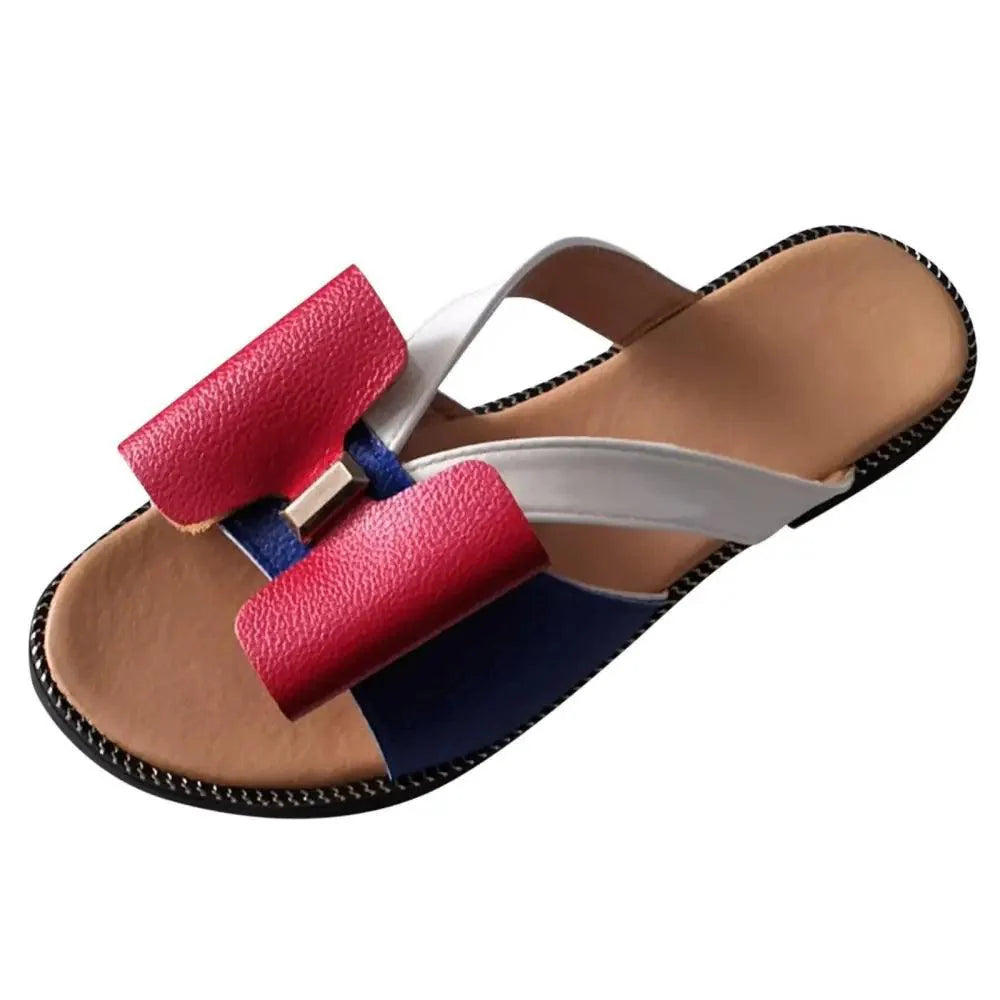 Butterfly Flat Sandals for Women - Casual Comfort Luxury Slippers