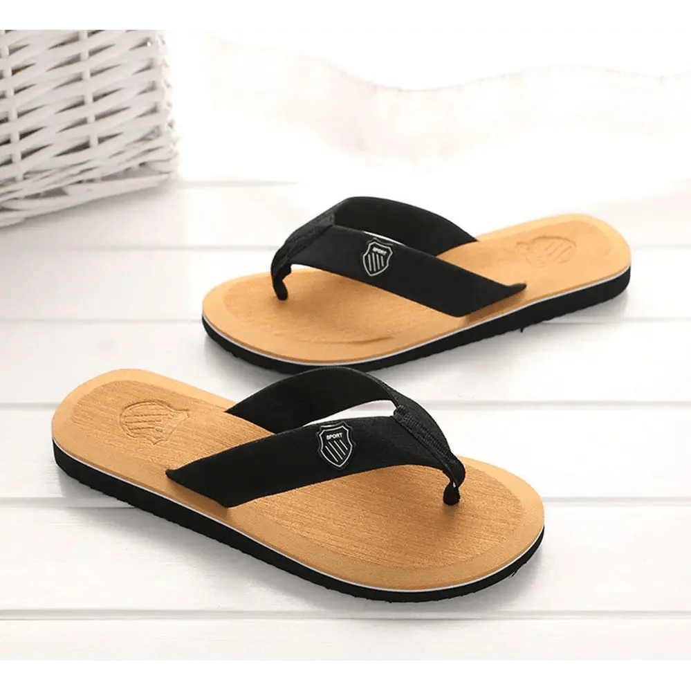 Men's Casual Beach Flip Flops High-Comfort Outdoor Sandals