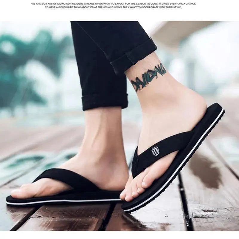 Men's Casual Beach Flip Flops High-Comfort Outdoor Sandals