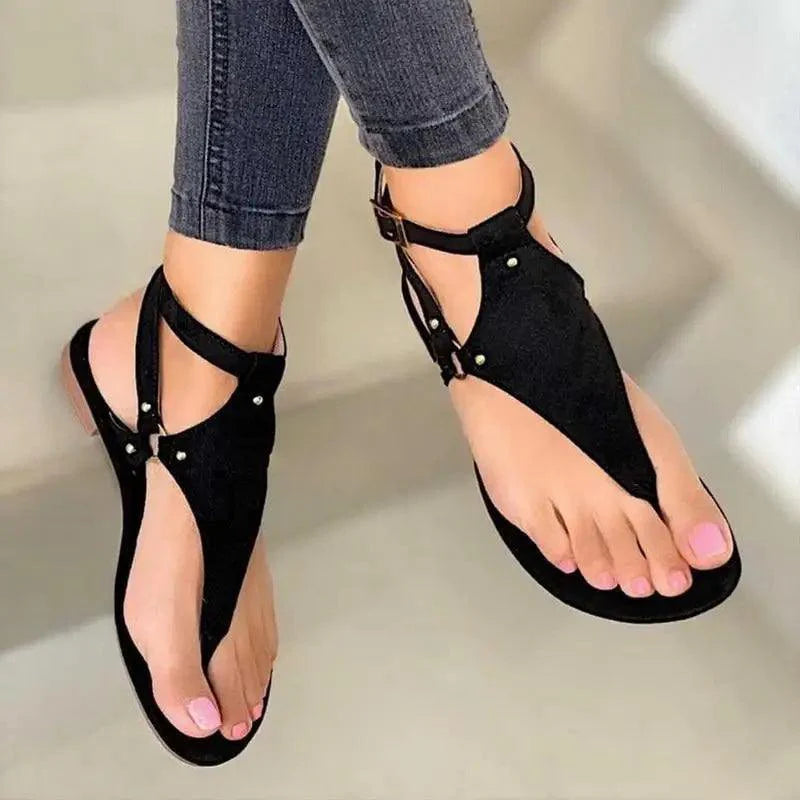 Summer Cristal Shine Women's Leather Sandals - Glamorous Luxury