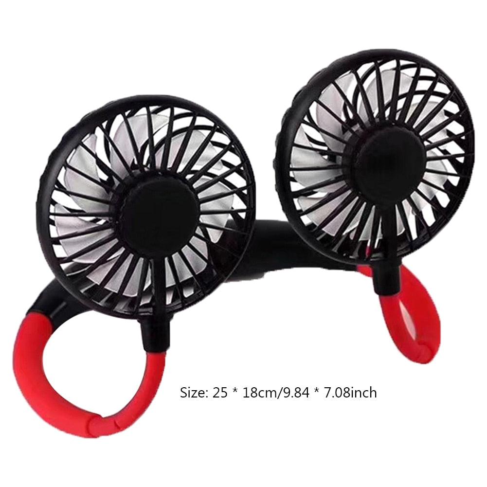 Ergonomic Hands-Free Neck Fan for Outdoor Cooling and Sports