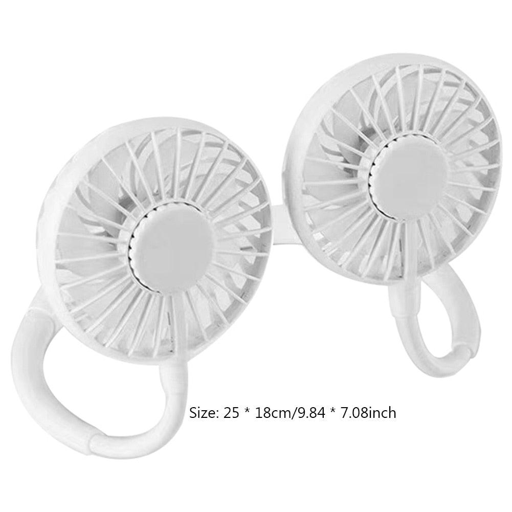 Ergonomic Hands-Free Neck Fan for Outdoor Cooling and Sports