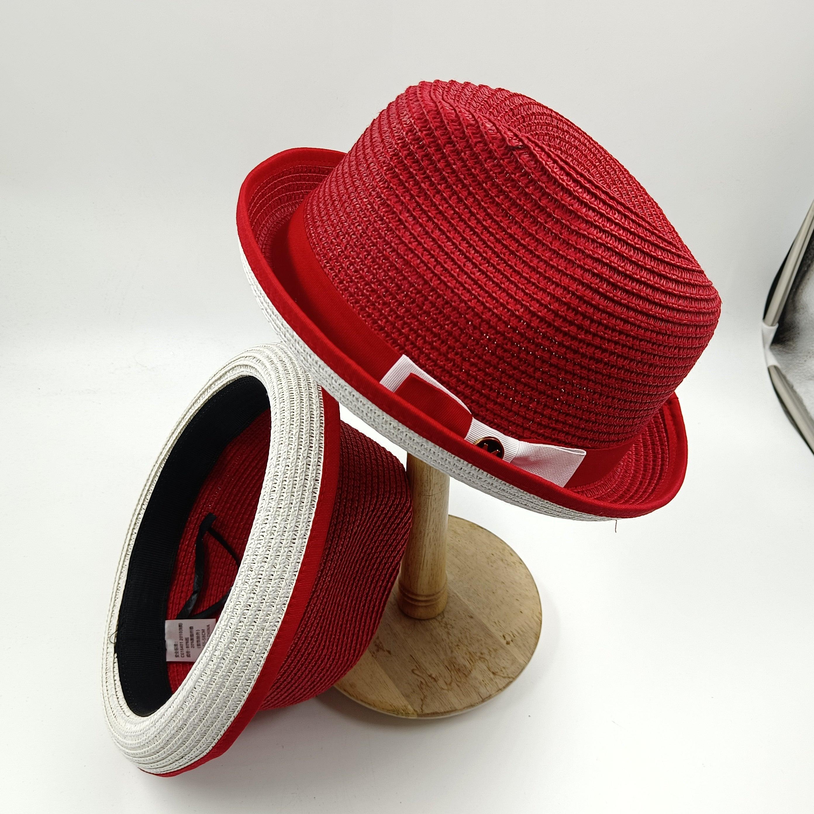 Wide Brim Floppy Straw Sun Hat for Women, Foldable Beach Accessory