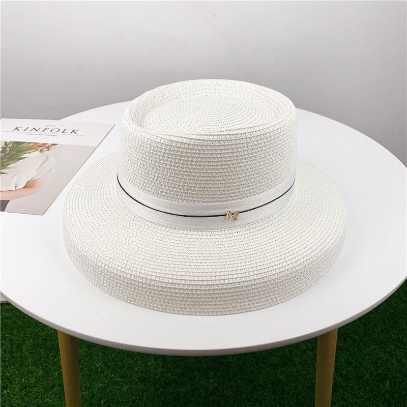 Wide Brim Floppy Straw Sun Hat for Women, Foldable Beach Accessory
