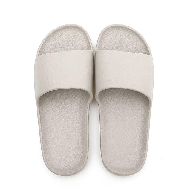 Unisex Cloud Cushioned Slides Non-Slip Bathroom Pool House Slippers