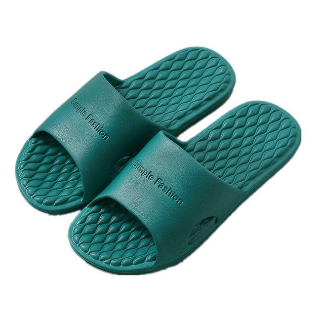 Unisex Cloud Cushioned Slides Non-Slip Bathroom Pool House Slippers
