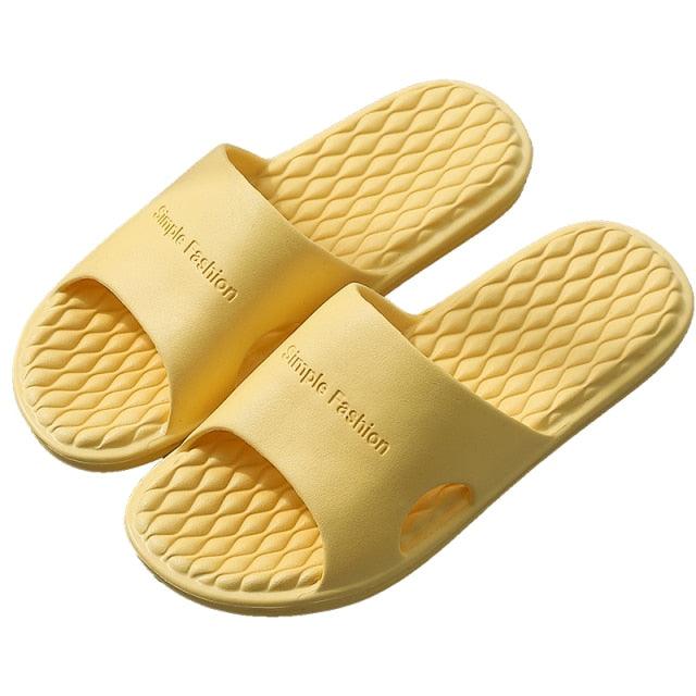 Unisex Cloud Cushioned Slides Non-Slip Bathroom Pool House Slippers