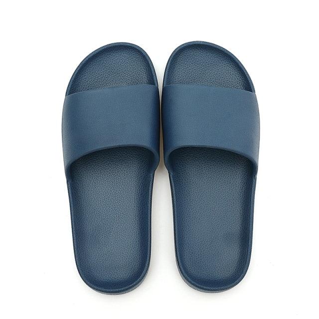 Unisex Cloud Cushioned Slides Non-Slip Bathroom Pool House Slippers