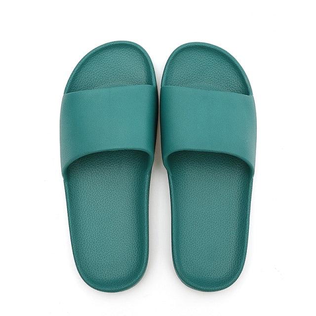 Unisex Cloud Cushioned Slides Non-Slip Bathroom Pool House Slippers