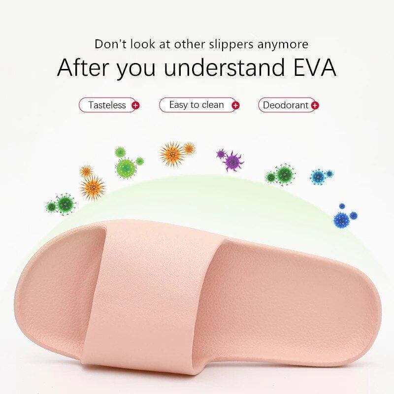Unisex Cloud Cushioned Slides Non-Slip Bathroom Pool House Slippers