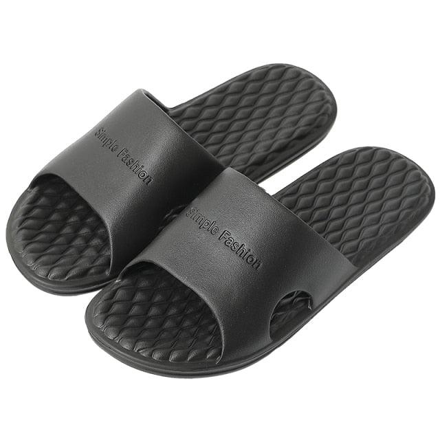Unisex Cloud Cushioned Slides Non-Slip Bathroom Pool House Slippers