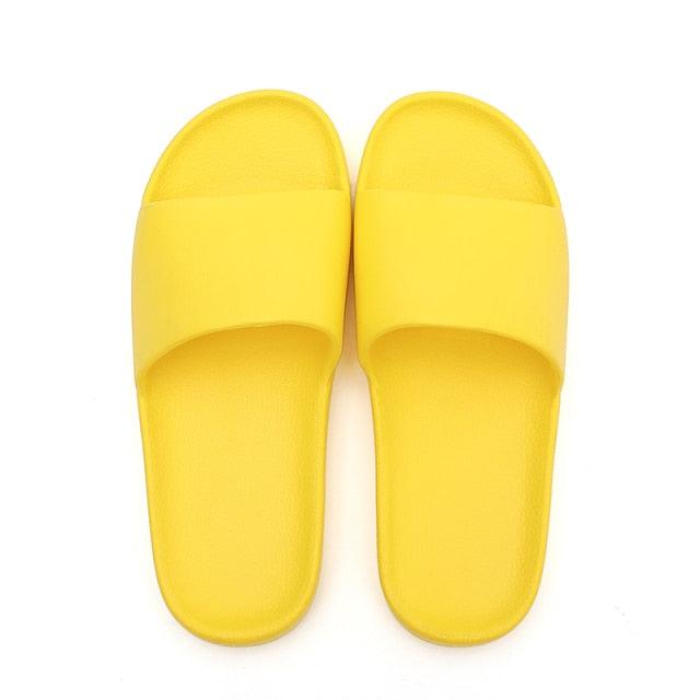 Unisex Cloud Cushioned Slides Non-Slip Bathroom Pool House Slippers