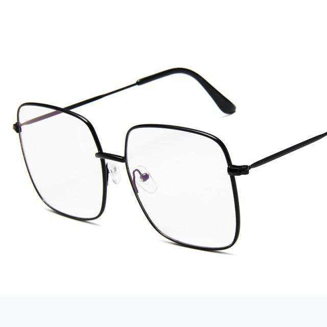 Elegant Square Sunglasses Lightweight Metal Frame UV Protection