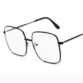 Elegant Square Sunglasses Lightweight Metal Frame UV Protection