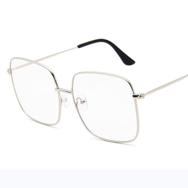 Elegant Square Sunglasses Lightweight Metal Frame UV Protection