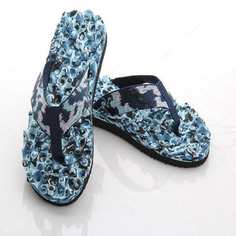 Men's Camouflage Sport Flip Flops with Arch Support