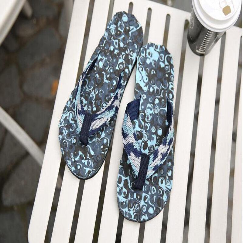 Men's Camouflage Sport Flip Flops with Arch Support