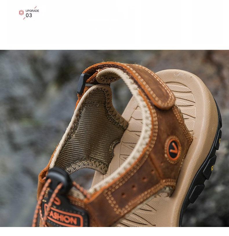 Men's Breathable Closed Toe Summer Hiking Beach Sandals