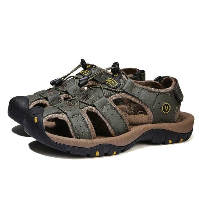 Men's Breathable Closed Toe Summer Hiking Beach Sandals