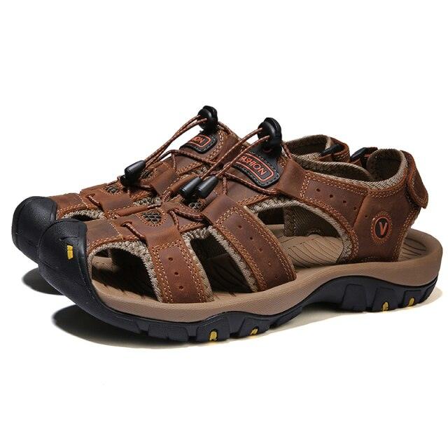 Men's Breathable Closed Toe Summer Hiking Beach Sandals