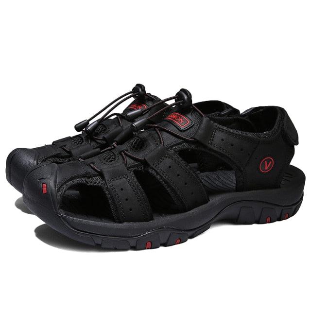 Men's Breathable Closed Toe Summer Hiking Beach Sandals