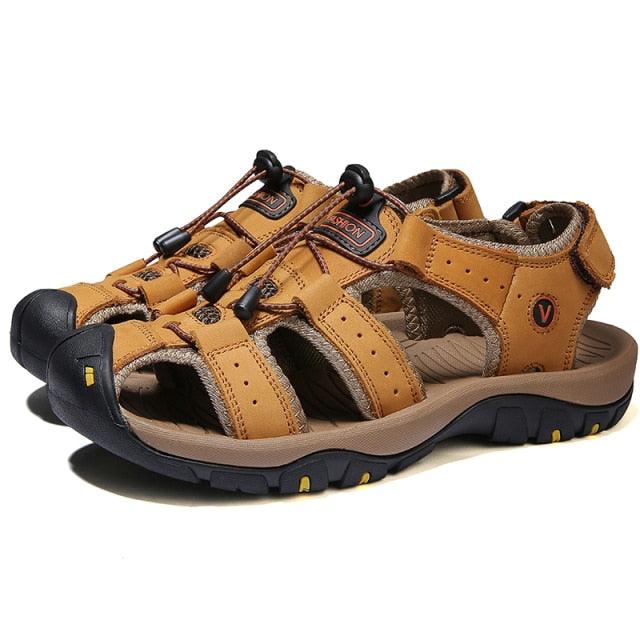 Men's Breathable Closed Toe Summer Hiking Beach Sandals