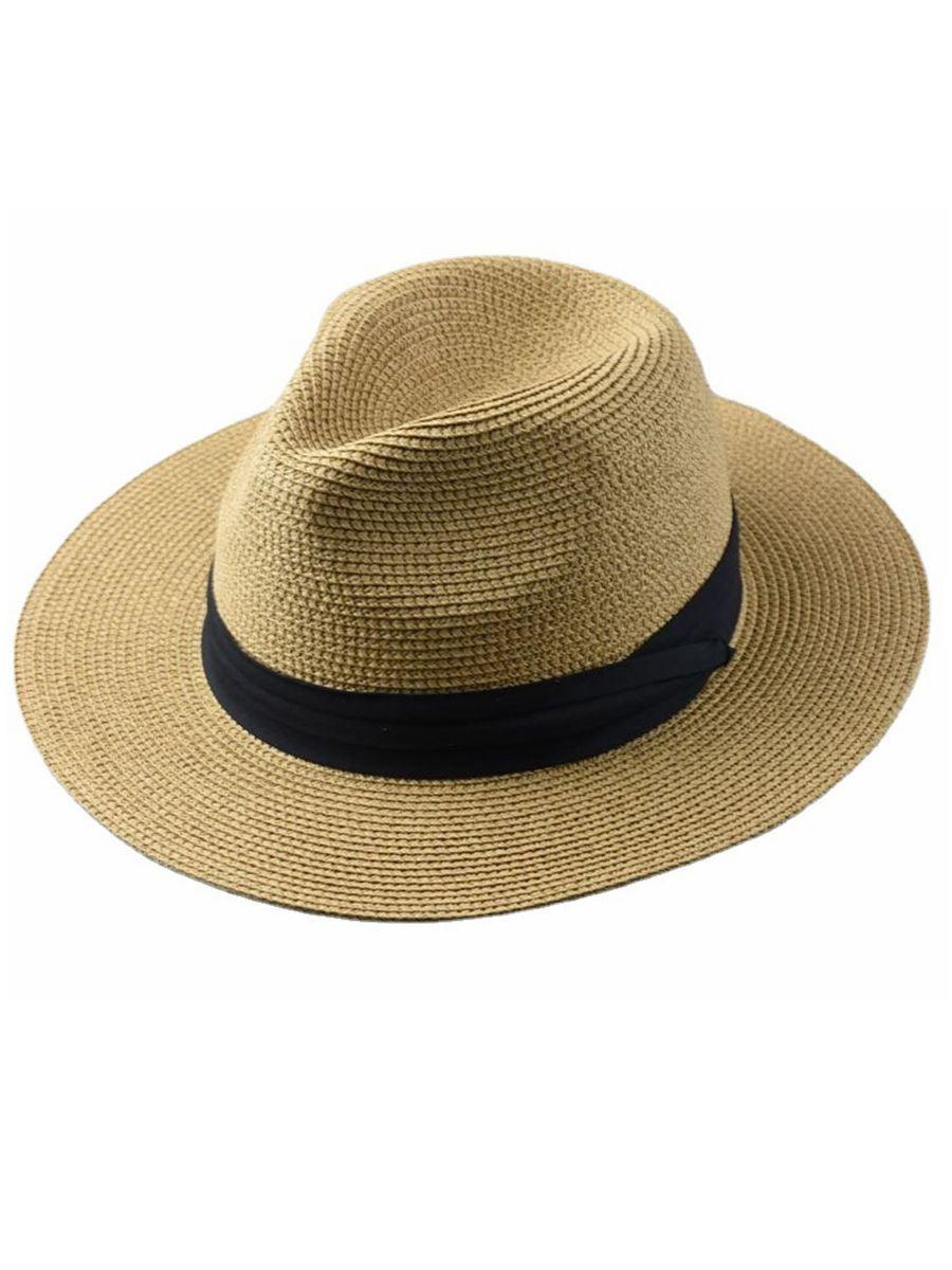 Unisex wide brim straw hat featuring a luxury design and breathable weave for sun protection