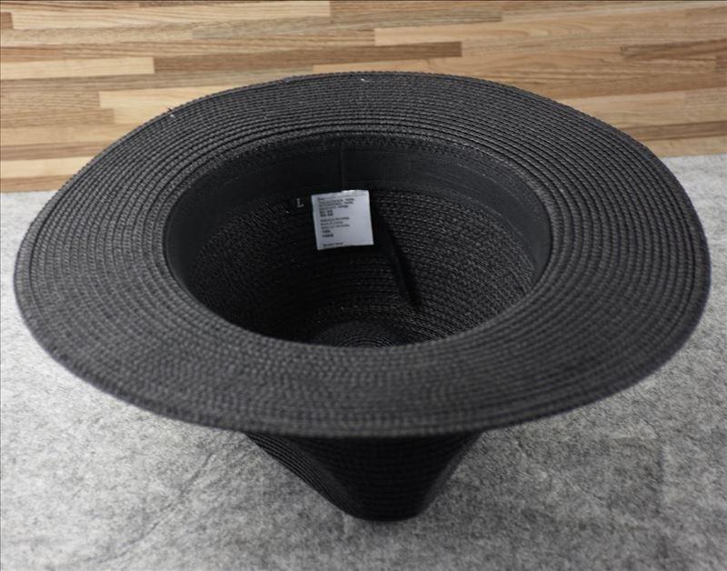 Unisex Wide Brim Straw Hat Luxury Sun Protection Beach Fedora