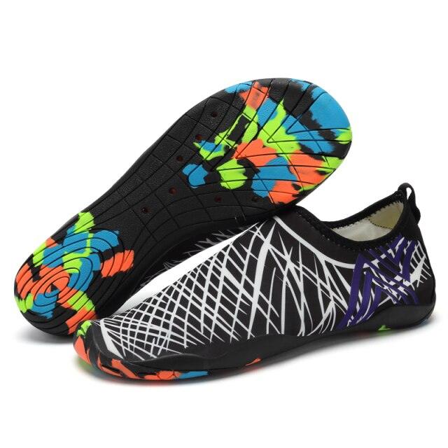 Mens Quick-Dry Water Shoes Non-Slip Aqua Socks for Beach Hiking