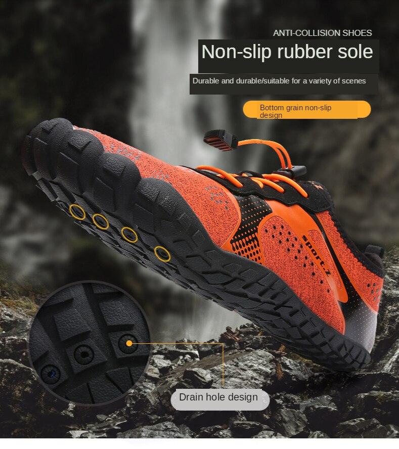 Mens Quick-Dry Water Shoes Non-Slip Aqua Socks for Beach Hiking