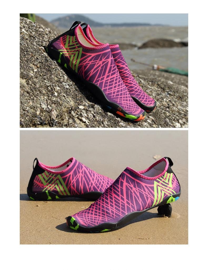 Mens Quick-Dry Water Shoes Non-Slip Aqua Socks for Beach Hiking