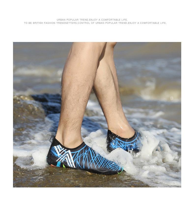 Mens Quick-Dry Water Shoes Non-Slip Aqua Socks for Beach Hiking