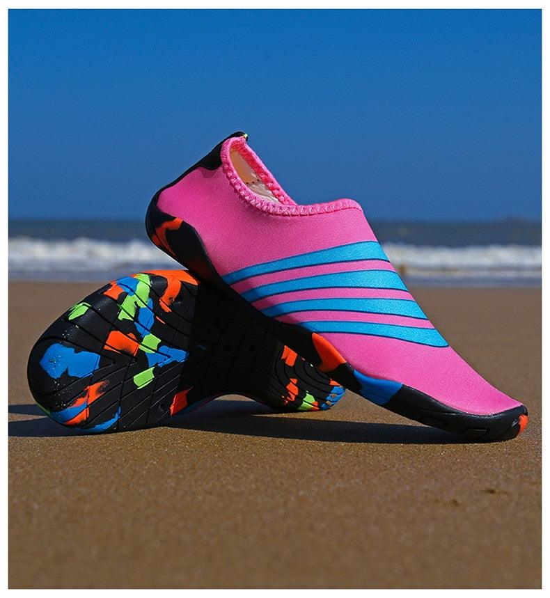 Mens Quick-Dry Water Shoes Non-Slip Aqua Socks for Beach Hiking