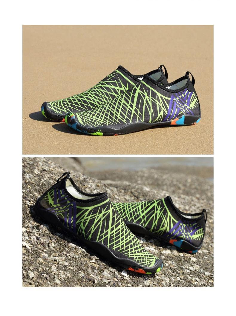 Mens Quick-Dry Water Shoes Non-Slip Aqua Socks for Beach Hiking