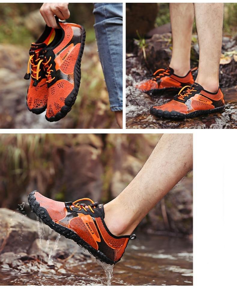 Mens Quick-Dry Water Shoes Non-Slip Aqua Socks for Beach Hiking