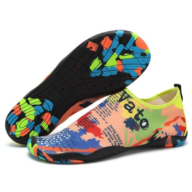 Mens Quick-Dry Water Shoes Non-Slip Aqua Socks for Beach Hiking