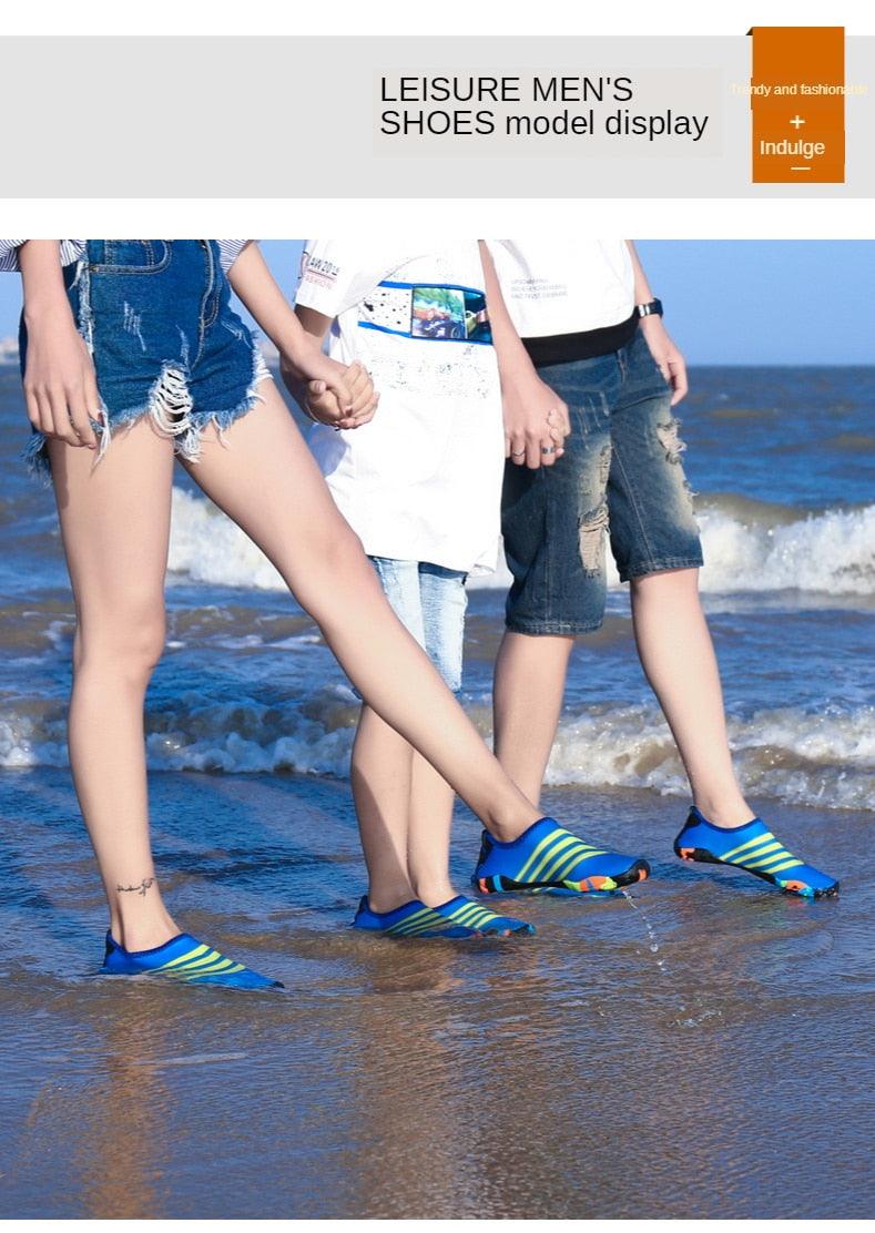 Mens Quick-Dry Water Shoes Non-Slip Aqua Socks for Beach Hiking