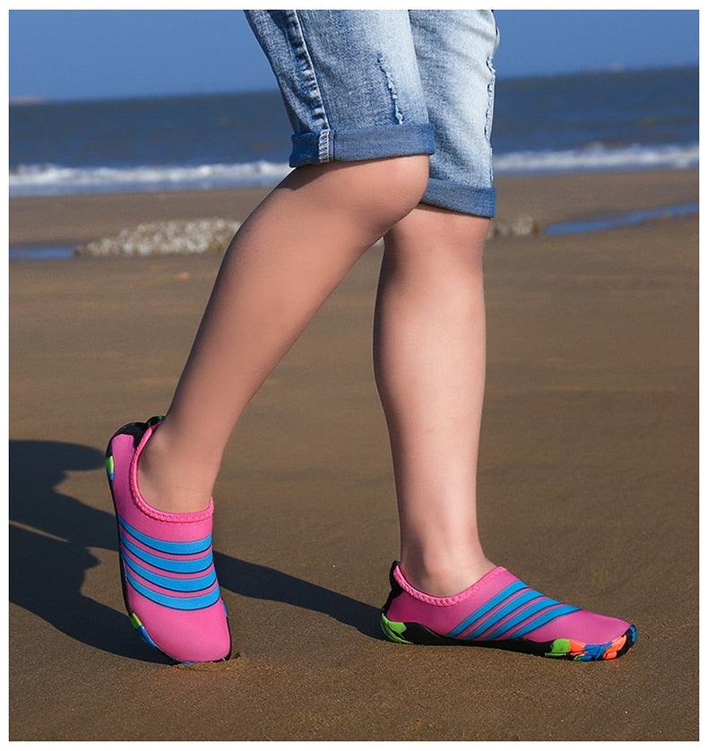 Mens Quick-Dry Water Shoes Non-Slip Aqua Socks for Beach Hiking