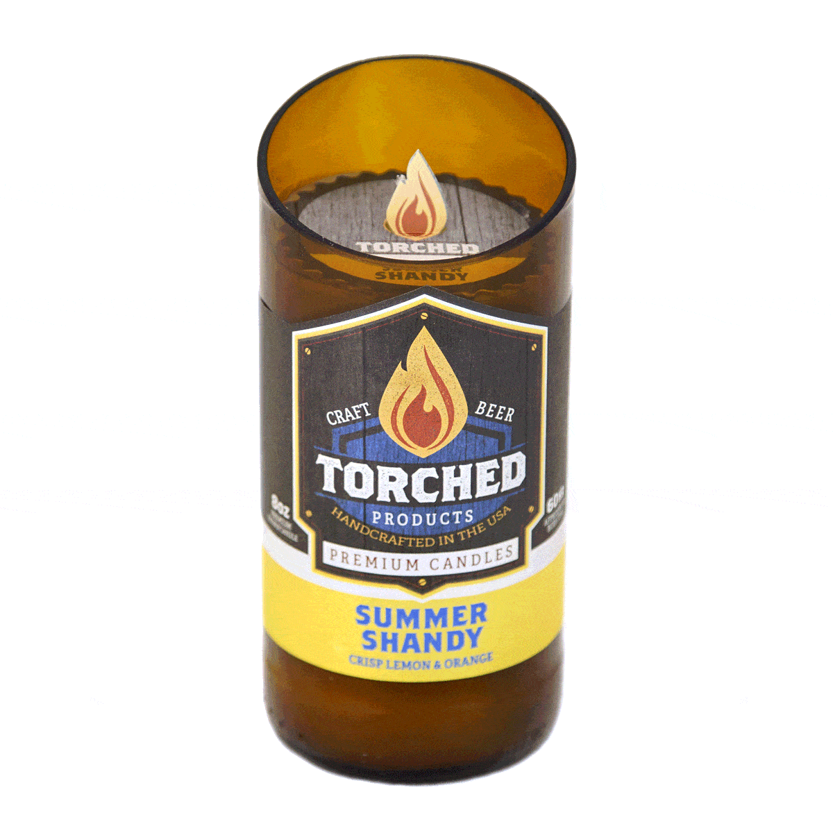 Summer Shandy Beer Candle