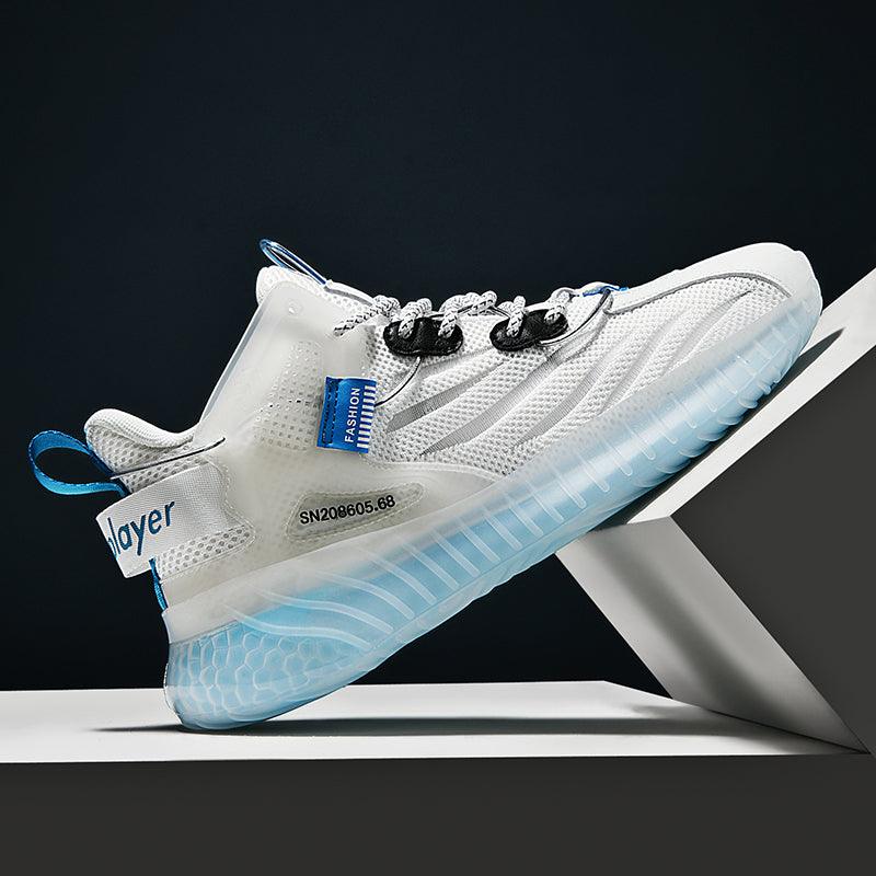 Men's Lightweight Breathable Mesh Running Sneakers - Casual Sport