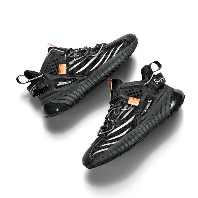 Men's Lightweight Breathable Mesh Running Sneakers - Casual Sport