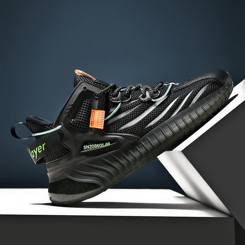 Men's Lightweight Breathable Mesh Running Sneakers - Casual Sport