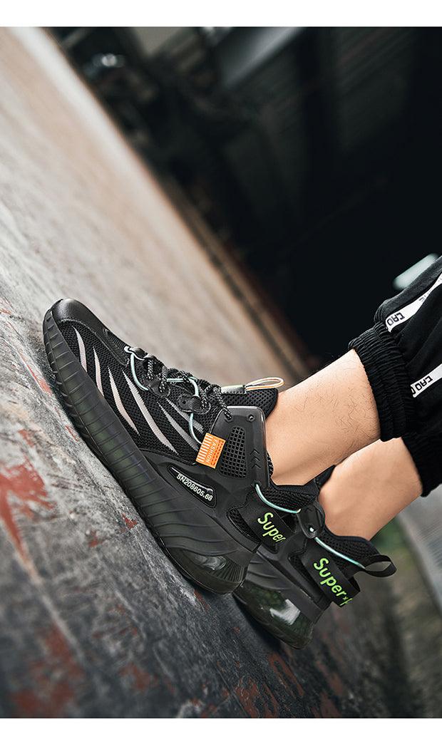 Men's Lightweight Breathable Mesh Running Sneakers - Casual Sport