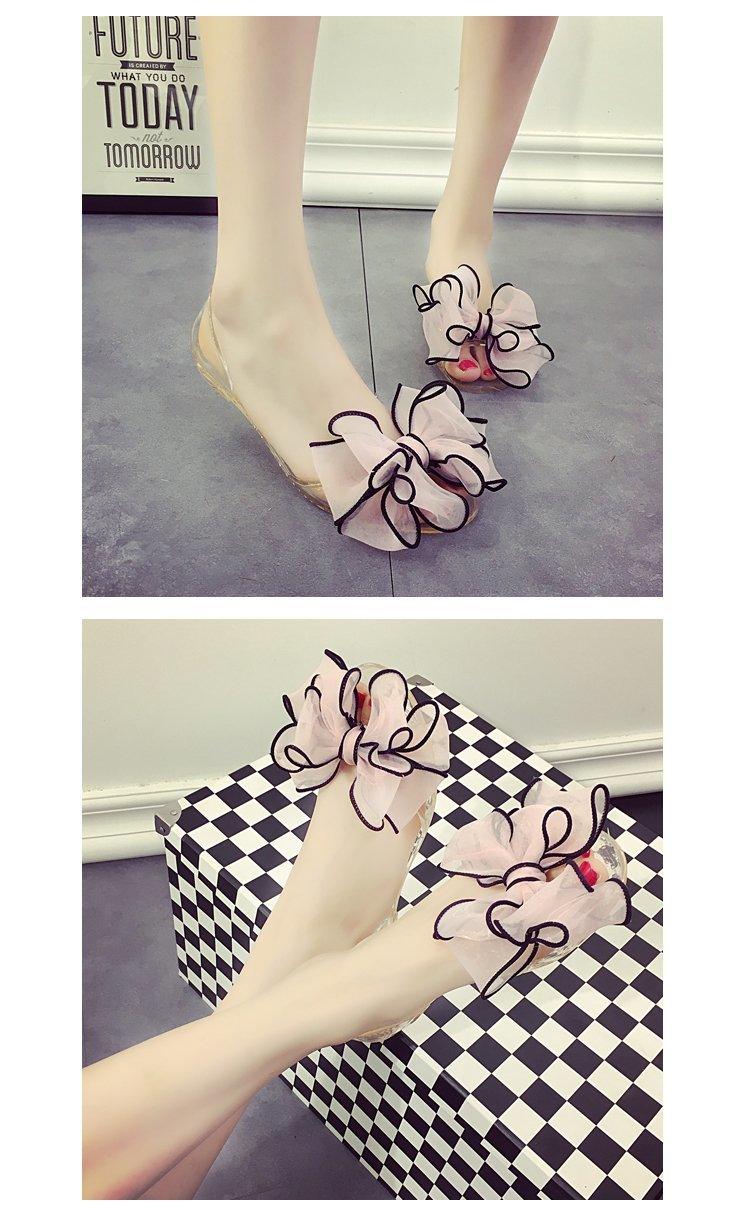 Women's Lightweight Crystal Flat Sandals - Foldable Summer Shoes
