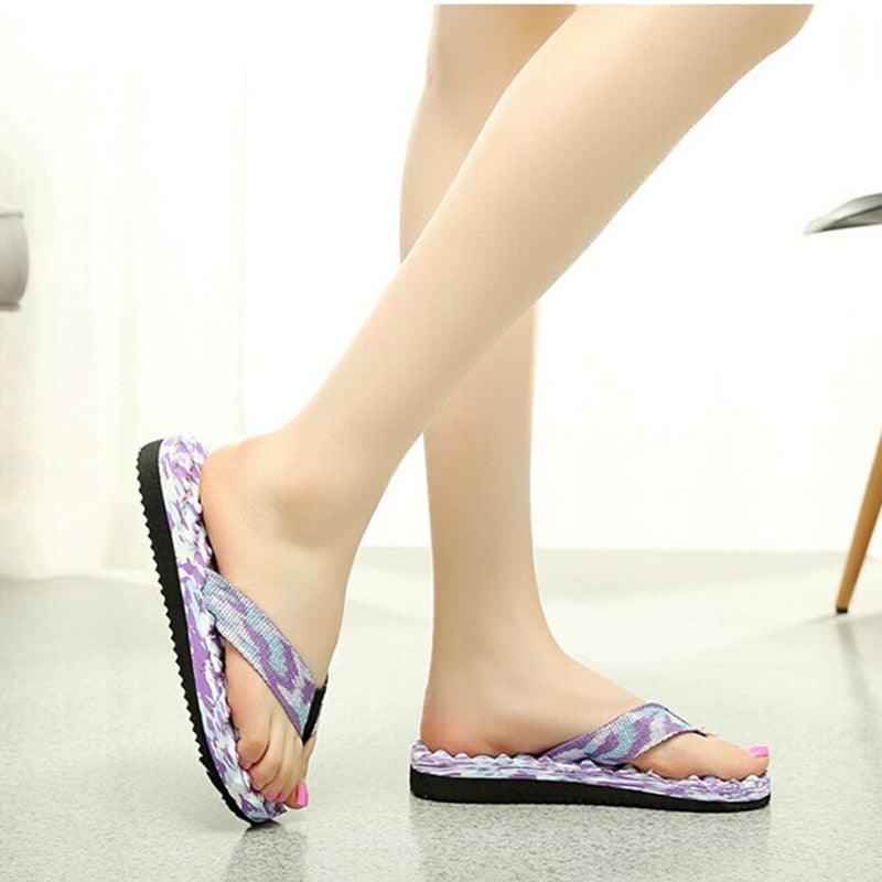 Women's Platform EVA Flip Flop Sandals - Comfortable Beach Slides
