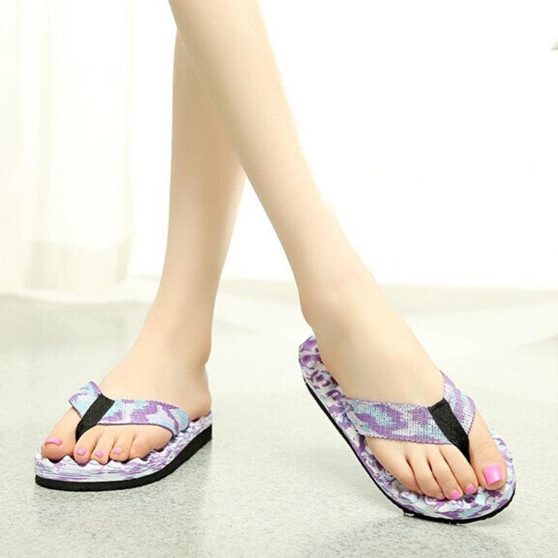 Women's Platform EVA Flip Flop Sandals - Comfortable Beach Slides